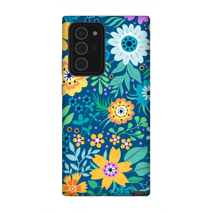 Galaxy Note 20 Ultra StrongFit Yellow Flowers by ArtsCase