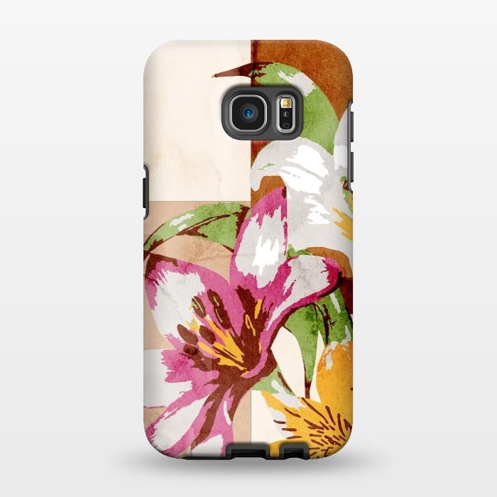 Galaxy S7 EDGE StrongFit Floral Insiration by Creativeaxle
