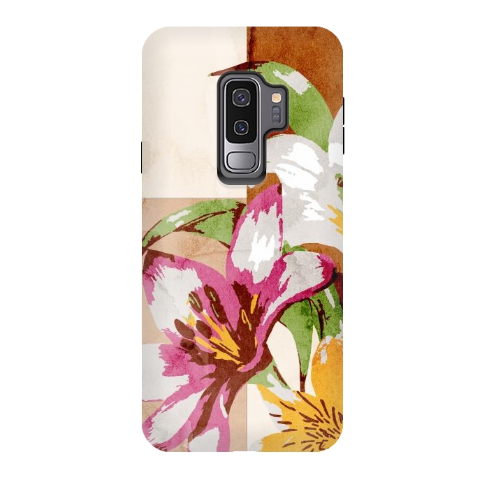 Galaxy S9 plus StrongFit Floral Insiration by Creativeaxle