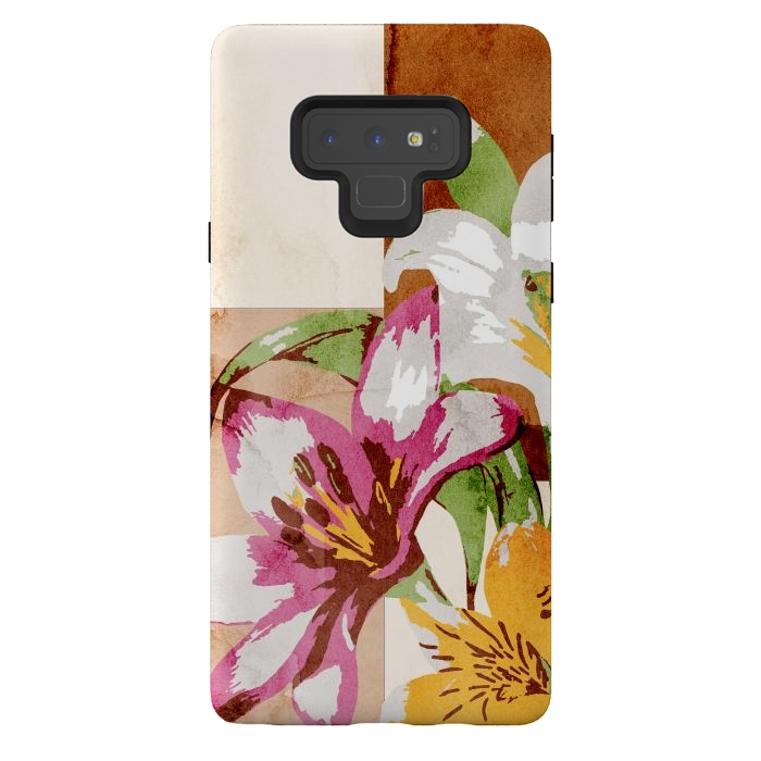 Galaxy Note 9 StrongFit Floral Insiration by Creativeaxle