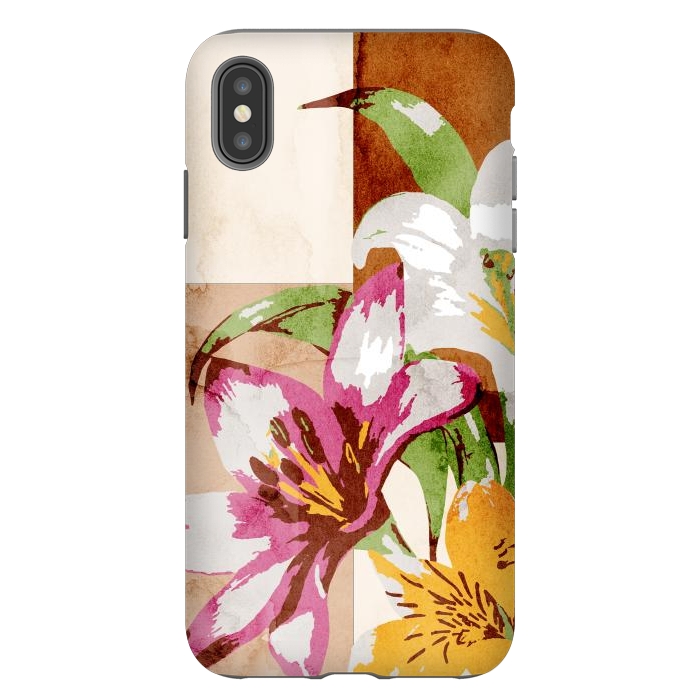 iPhone Xs Max StrongFit Floral Insiration by Creativeaxle