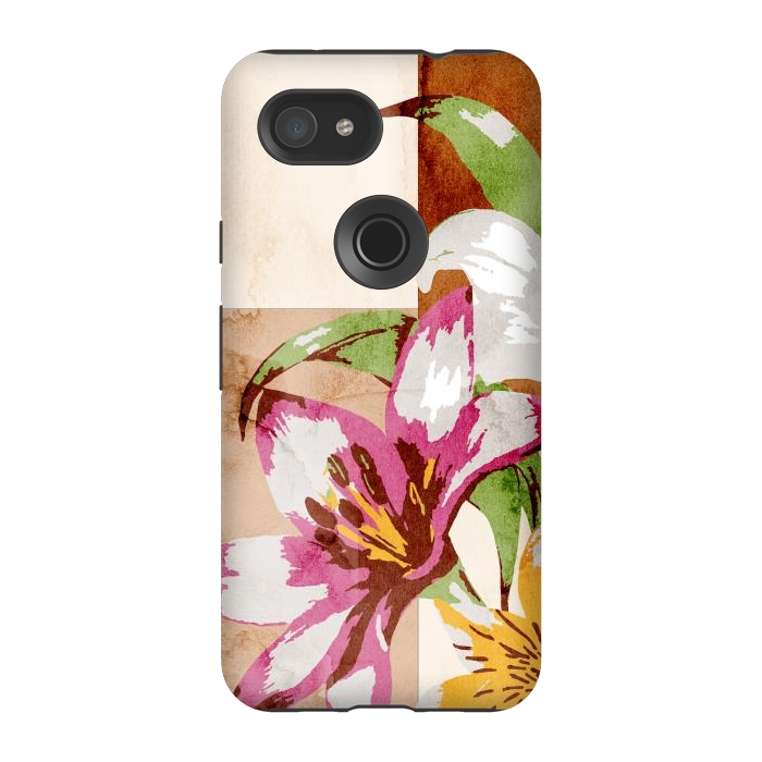 Pixel 3A StrongFit Floral Insiration by Creativeaxle