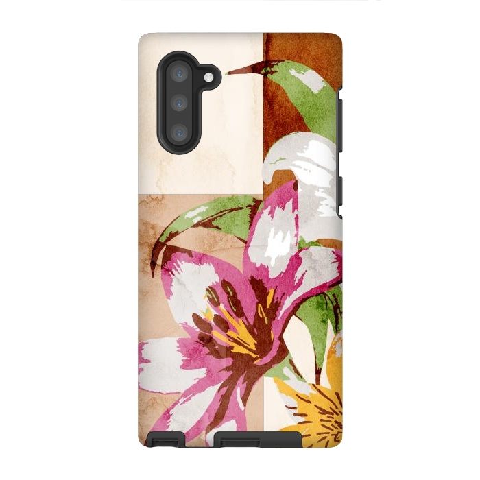 Galaxy Note 10 StrongFit Floral Insiration by Creativeaxle