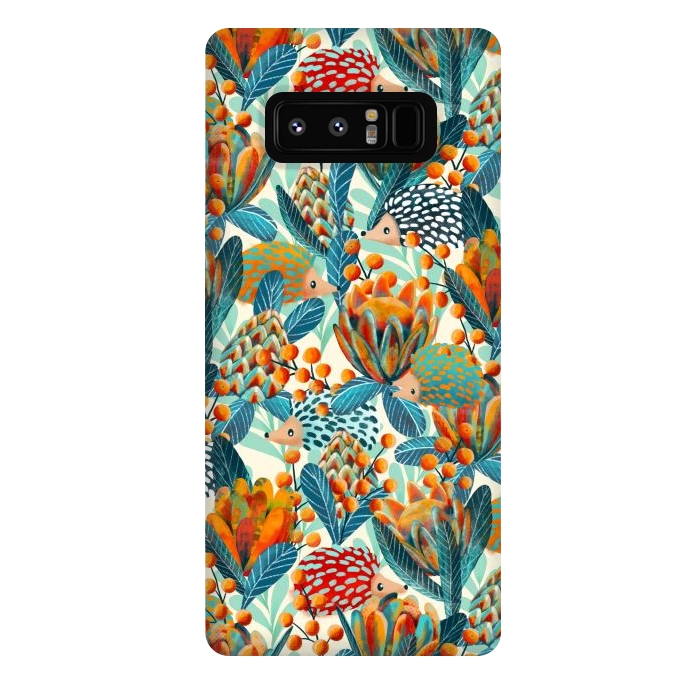 Galaxy Note 8 StrongFit Hiding Hedgehogs by gingerlique