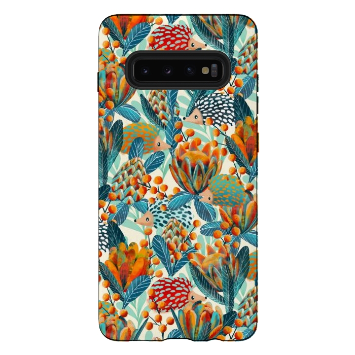 Galaxy S10 plus StrongFit Hiding Hedgehogs by gingerlique