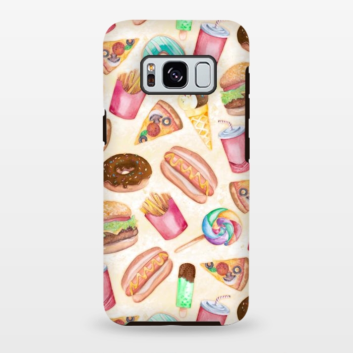 Galaxy S8 plus StrongFit Junk Food by gingerlique