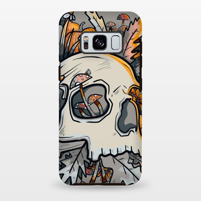 Galaxy S8 plus StrongFit The mushrooms and skull by Steve Wade (Swade)