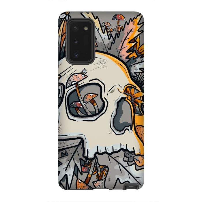Galaxy Note 20 StrongFit The mushrooms and skull by Steve Wade (Swade)