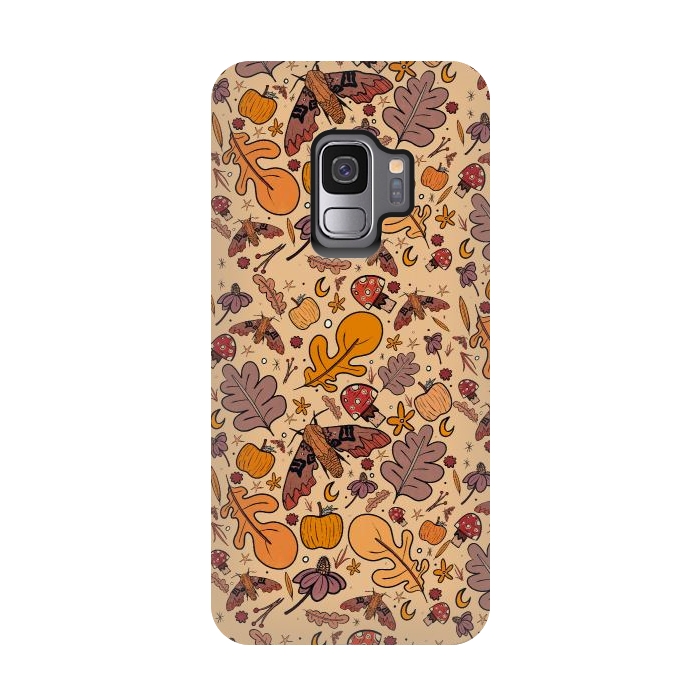 Galaxy S9 StrongFit Autumnal pattern by Steve Wade (Swade)