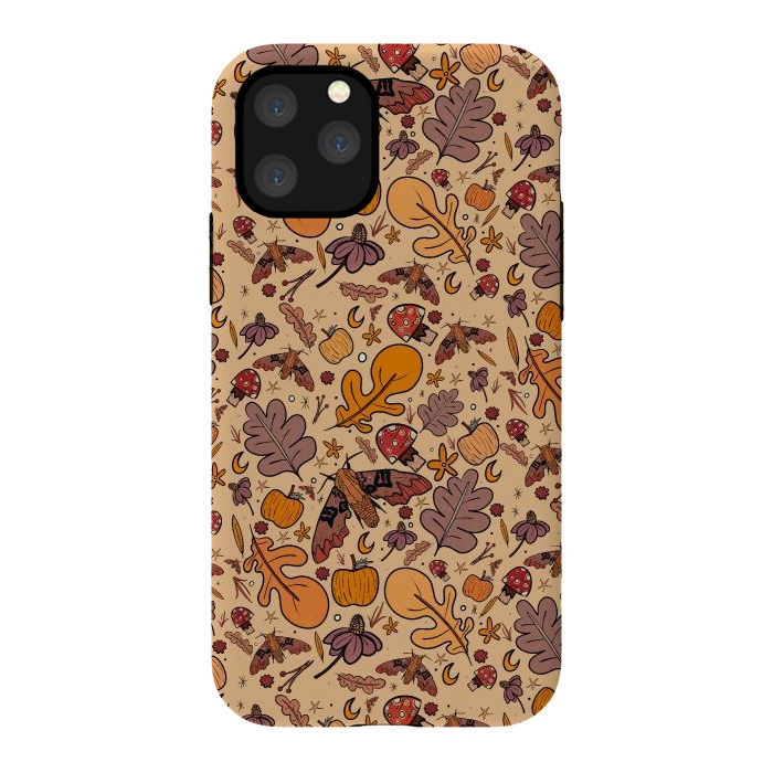 iPhone 11 Pro StrongFit Autumnal pattern by Steve Wade (Swade)