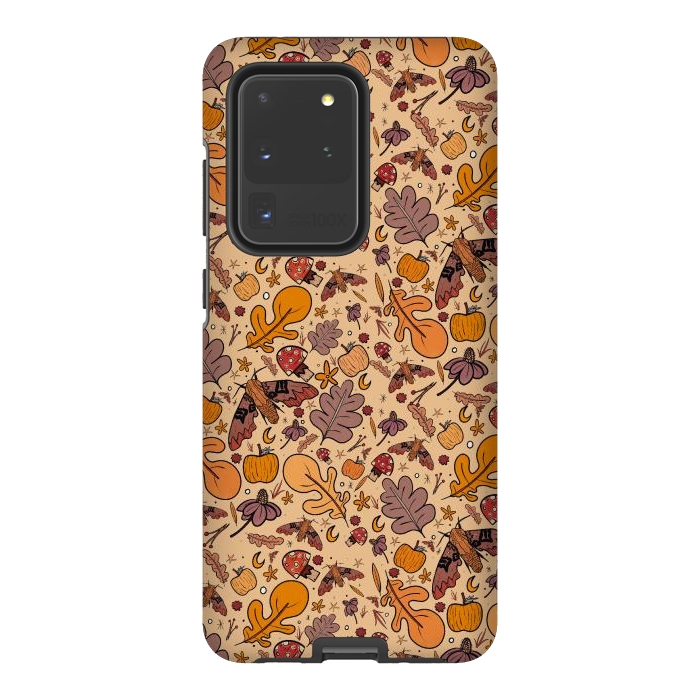 Galaxy S20 Ultra StrongFit Autumnal pattern by Steve Wade (Swade)