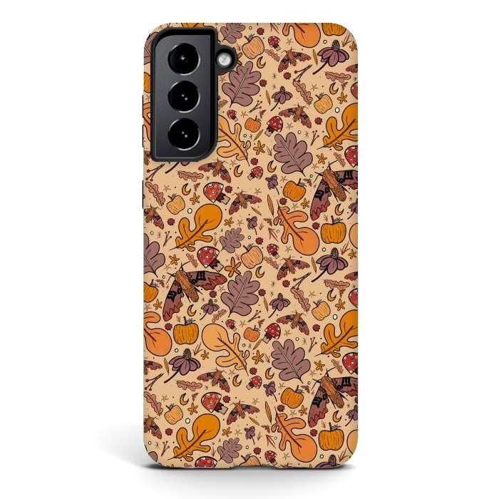 Galaxy S21 StrongFit Autumnal pattern by Steve Wade (Swade)