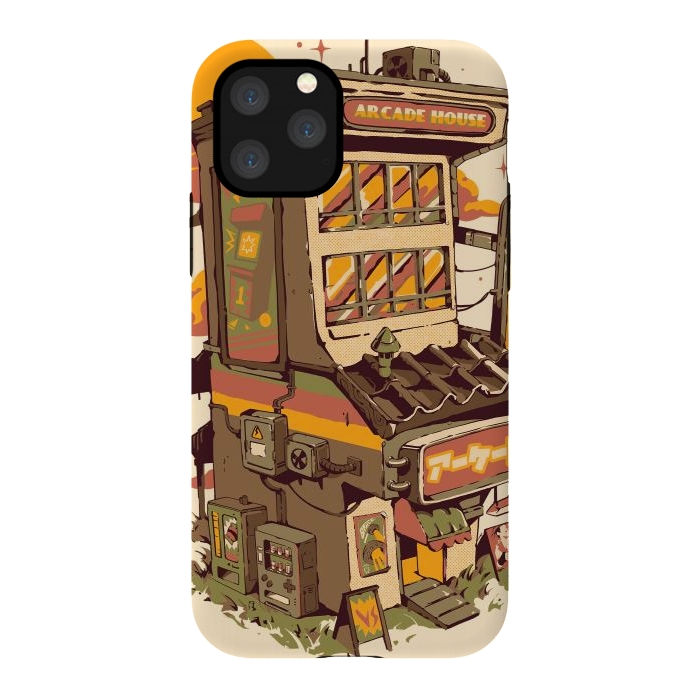 iPhone 11 Pro StrongFit Arcade House by Ilustrata