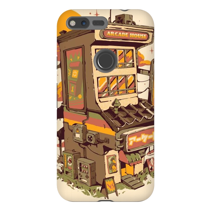 Pixel XL StrongFit Arcade House by Ilustrata