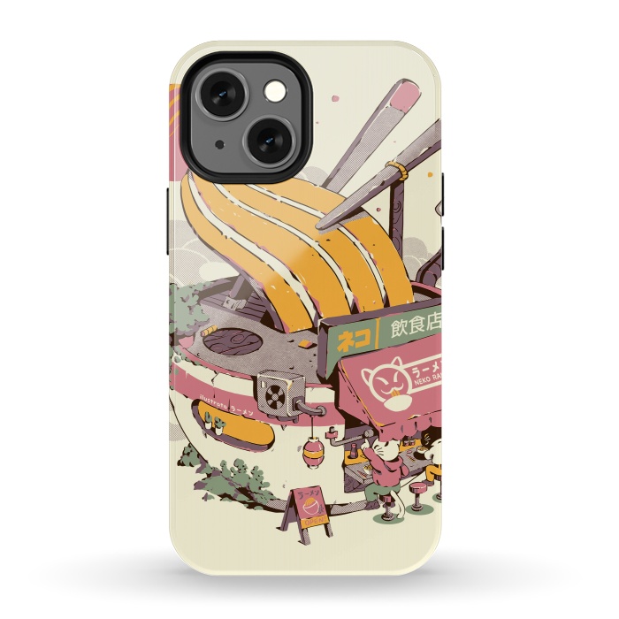 iPhone 13 mini StrongFit Ramen Bowl Restaurant by Ilustrata