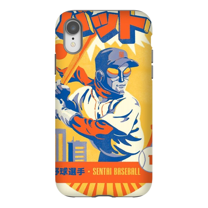 iPhone Xr StrongFit Sentai Baseball League by Ilustrata