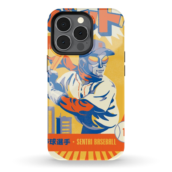 iPhone 13 pro StrongFit Sentai Baseball League by Ilustrata