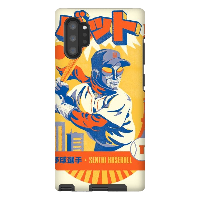 Galaxy Note 10 plus StrongFit Sentai Baseball League by Ilustrata