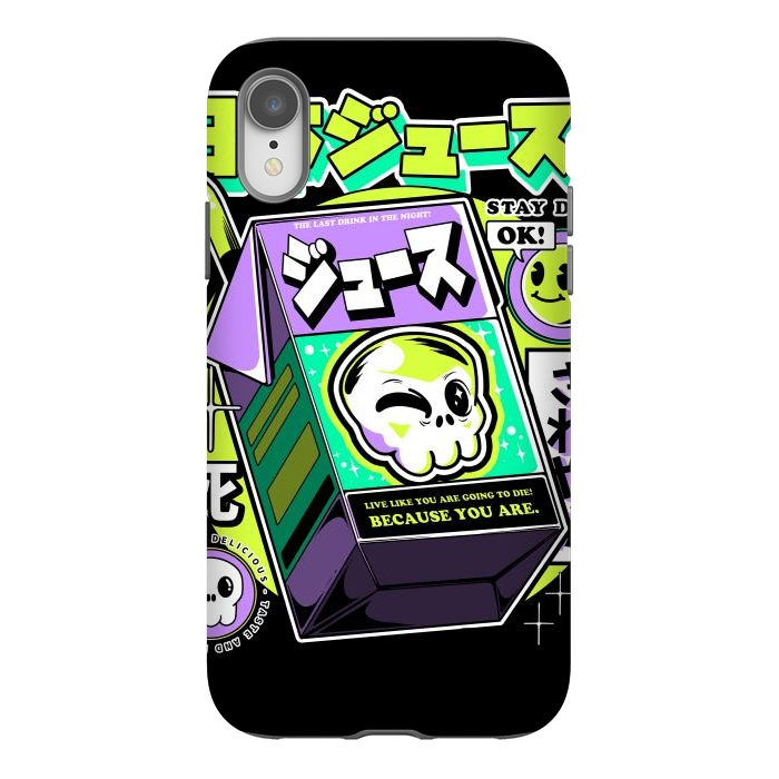 iPhone Xr StrongFit Japanese Juice by Ilustrata