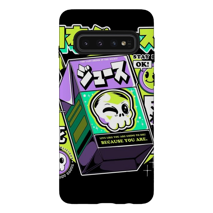 Galaxy S10 StrongFit Japanese Juice by Ilustrata