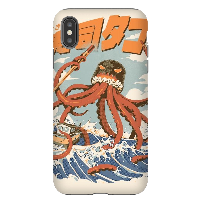 iPhone Xs Max StrongFit The Tako Sushi by Ilustrata