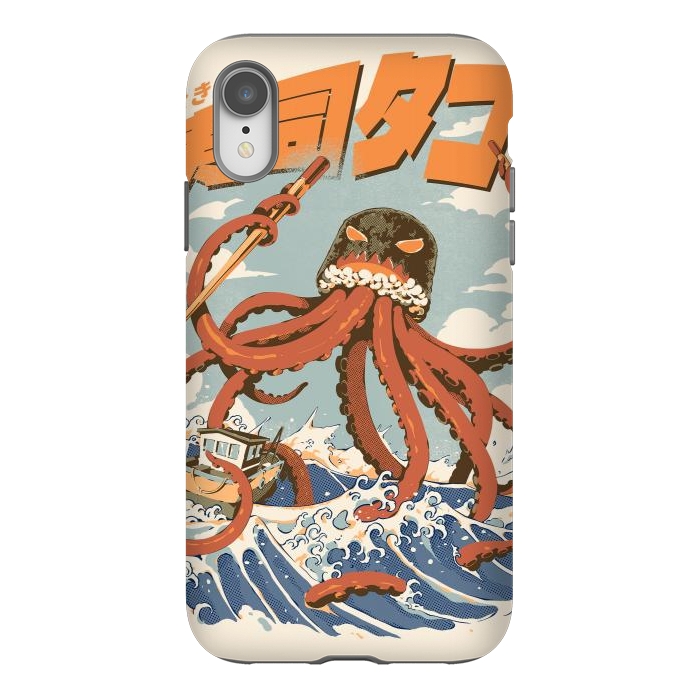 iPhone Xr StrongFit The Tako Sushi by Ilustrata