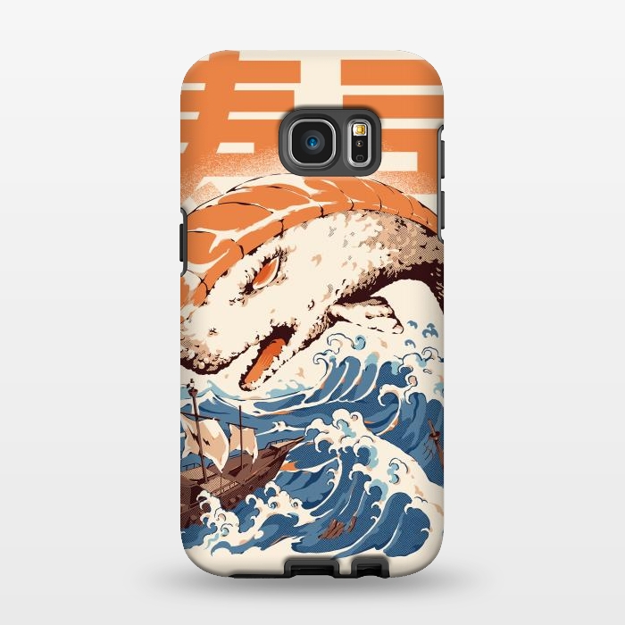 Galaxy S7 EDGE StrongFit Moby Sushi by Ilustrata