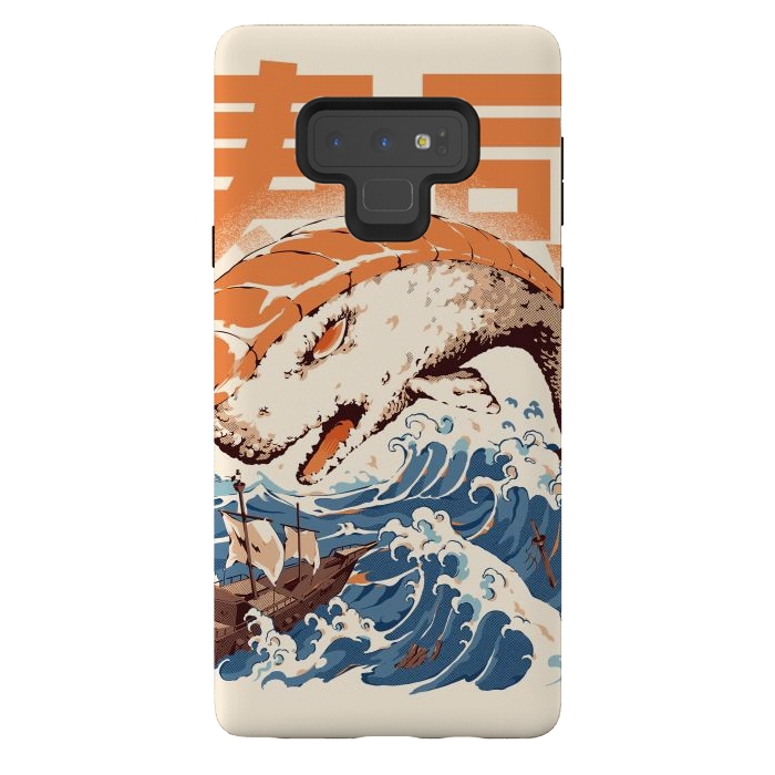 Galaxy Note 9 StrongFit Moby Sushi by Ilustrata