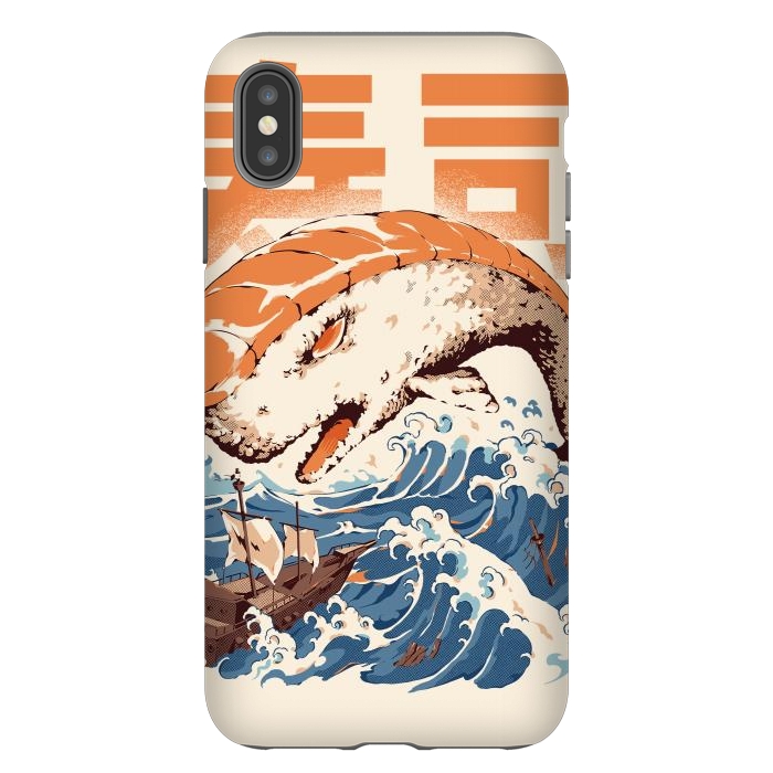 iPhone Xs Max StrongFit Moby Sushi by Ilustrata