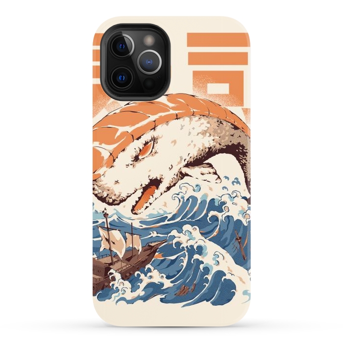 iPhone 12 Pro StrongFit Moby Sushi by Ilustrata