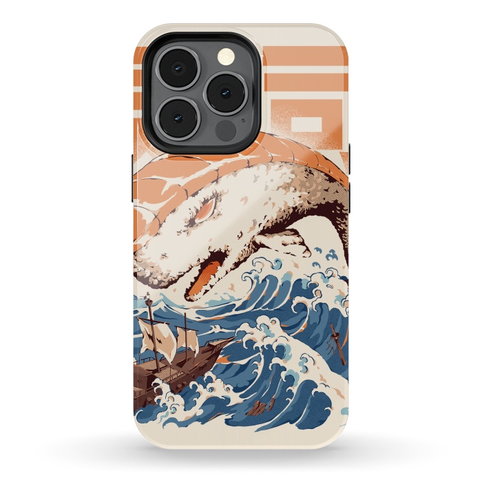 iPhone 13 pro StrongFit Moby Sushi by Ilustrata