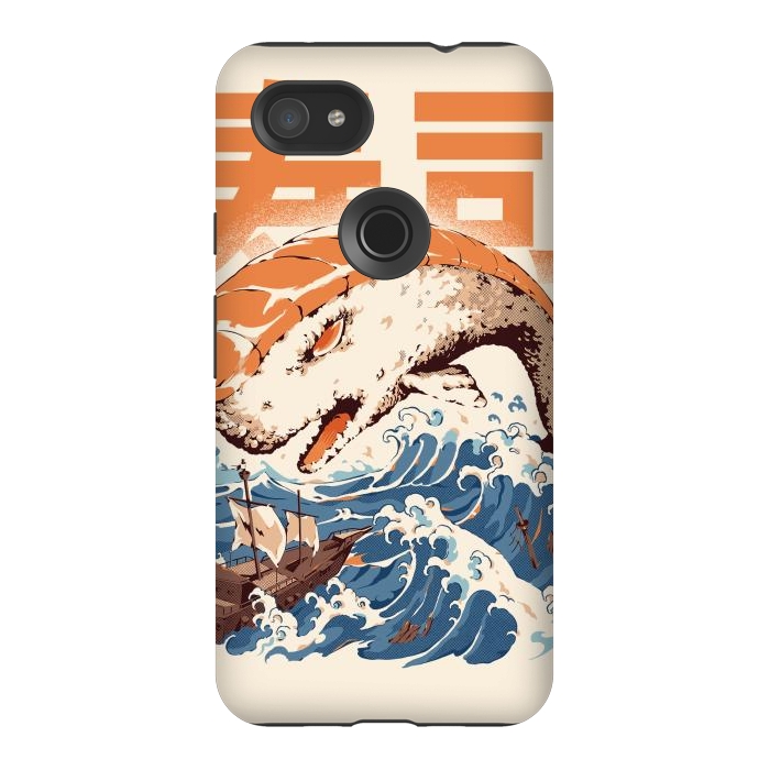 Pixel 3AXL StrongFit Moby Sushi by Ilustrata