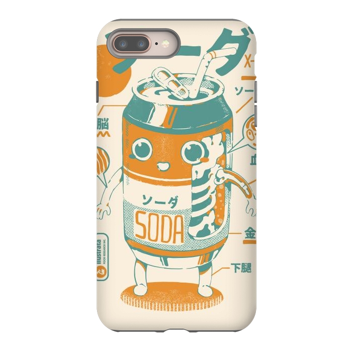 iPhone 7 plus StrongFit Soda Can X-Ray by Ilustrata