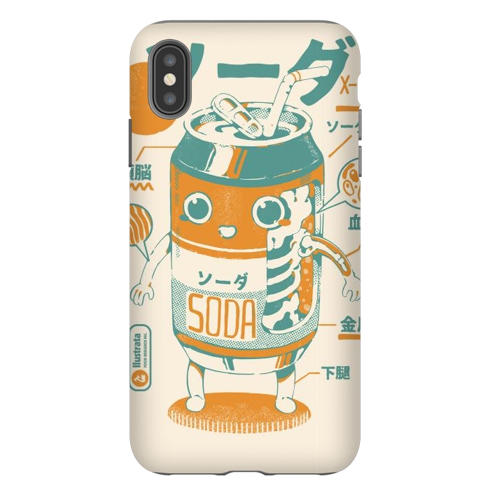 iPhone Xs Max StrongFit Soda Can X-Ray by Ilustrata