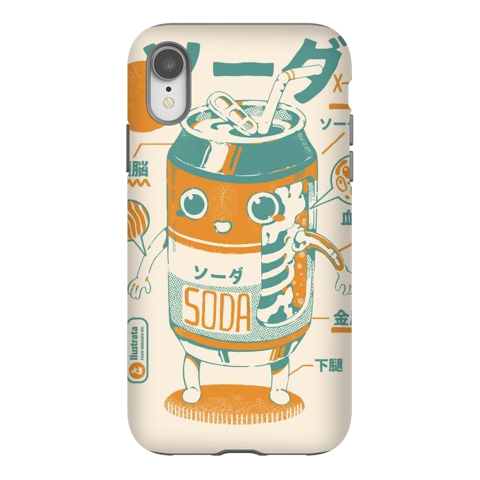 iPhone Xr StrongFit Soda Can X-Ray by Ilustrata