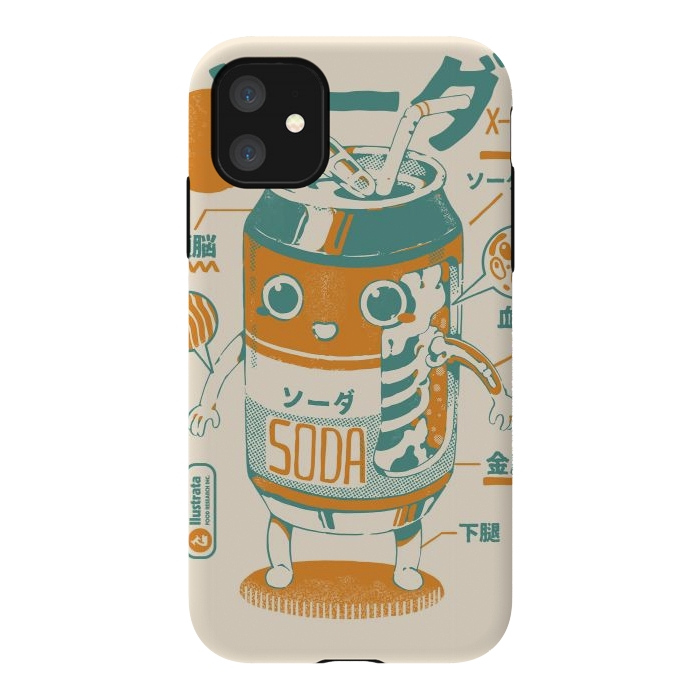 iPhone 11 StrongFit Soda Can X-Ray by Ilustrata