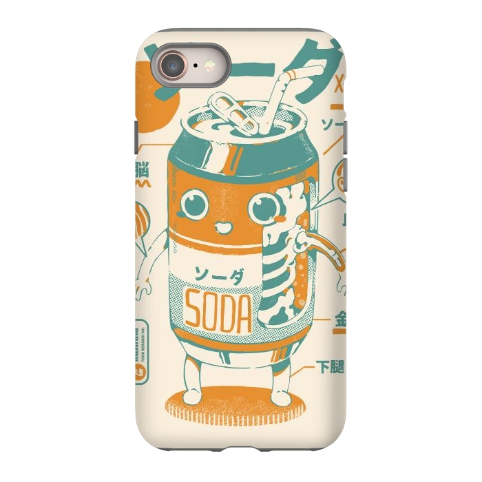 iPhone SE StrongFit Soda Can X-Ray by Ilustrata