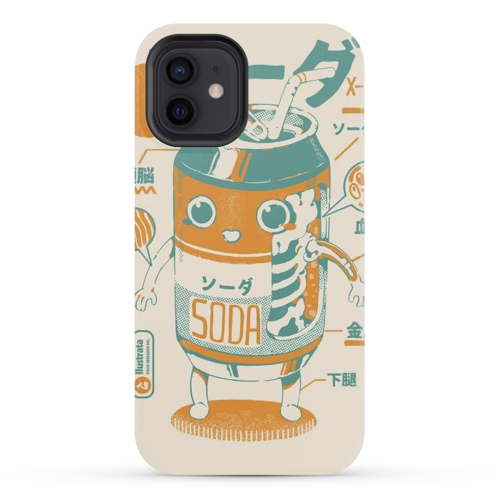 iPhone 12 mini StrongFit Soda Can X-Ray by Ilustrata