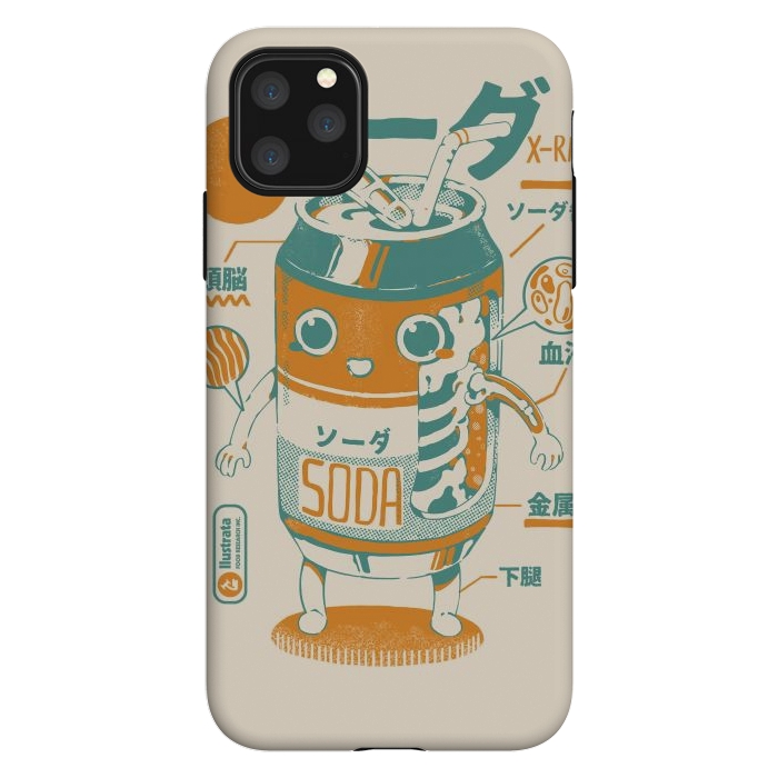 iPhone 11 Pro Max StrongFit Soda Can X-Ray by Ilustrata