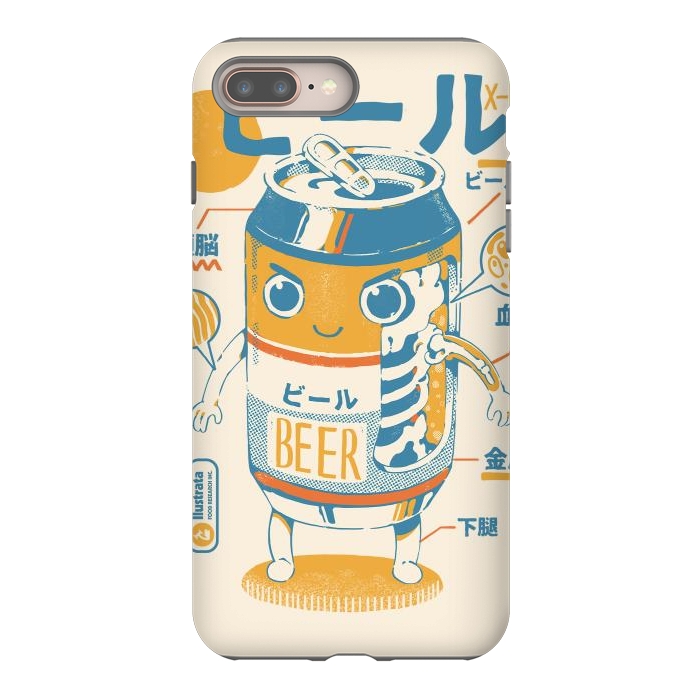 iPhone 7 plus StrongFit Beer Can X-Ray by Ilustrata