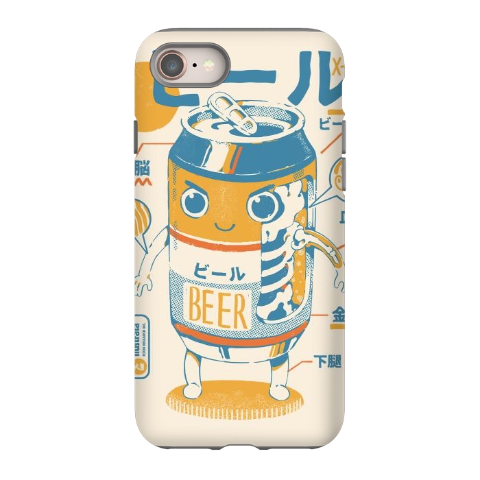 iPhone SE StrongFit Beer Can X-Ray by Ilustrata