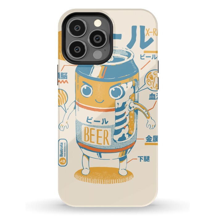 iPhone 13 Pro Max StrongFit Beer Can X-Ray by Ilustrata