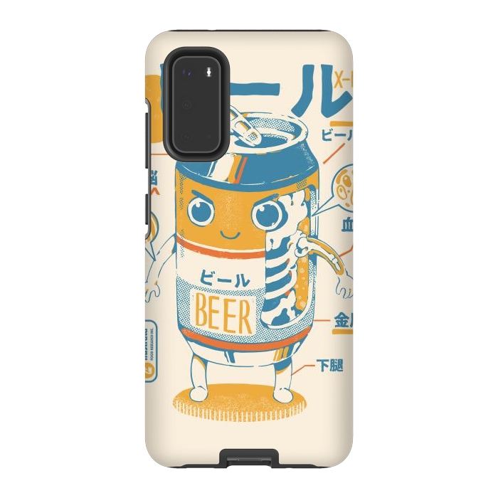 Galaxy S20 StrongFit Beer Can X-Ray by Ilustrata