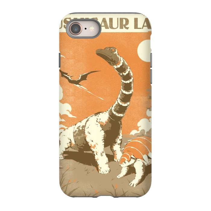 iPhone SE StrongFit Sushisaur Land by Ilustrata