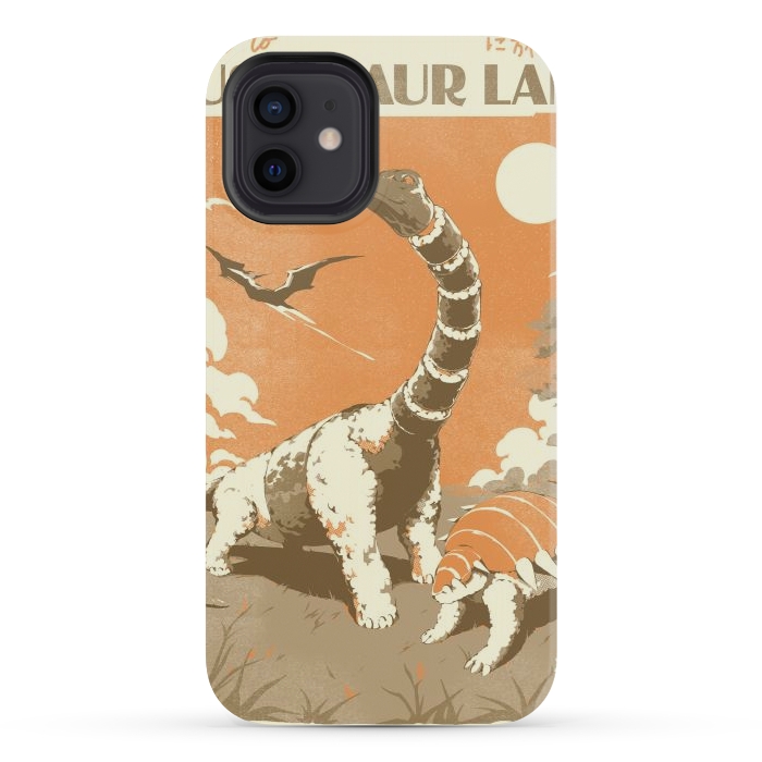 iPhone 12 mini StrongFit Sushisaur Land by Ilustrata
