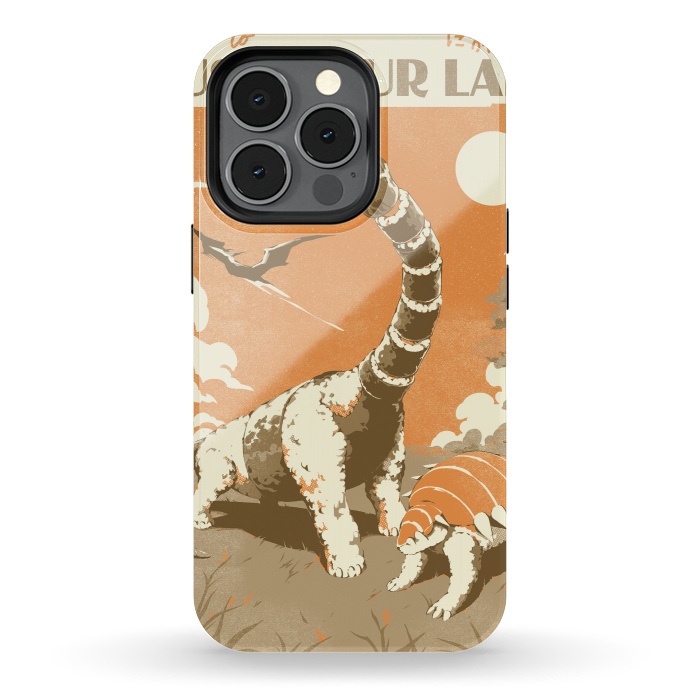 iPhone 13 pro StrongFit Sushisaur Land by Ilustrata