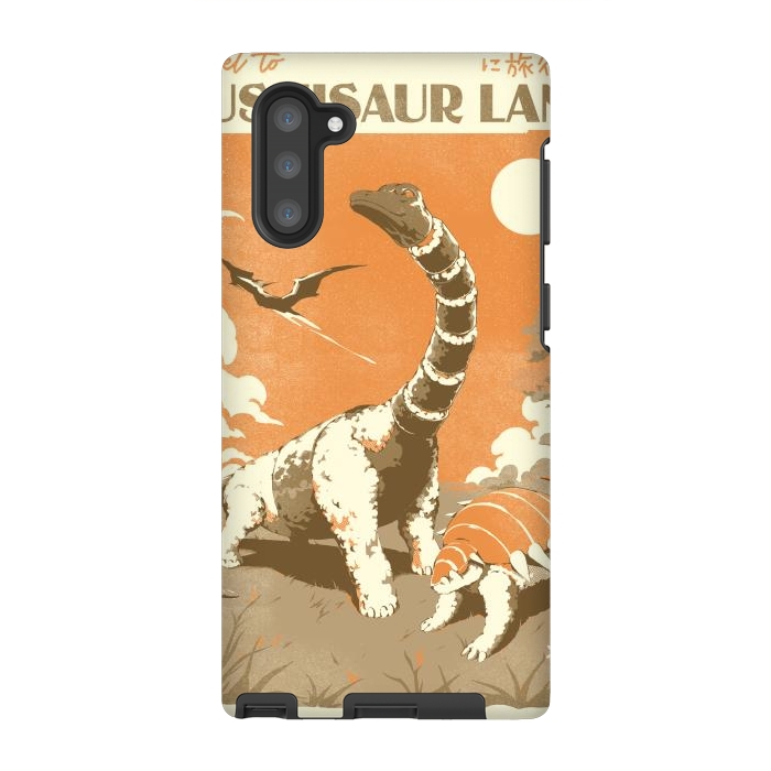 Galaxy Note 10 StrongFit Sushisaur Land by Ilustrata