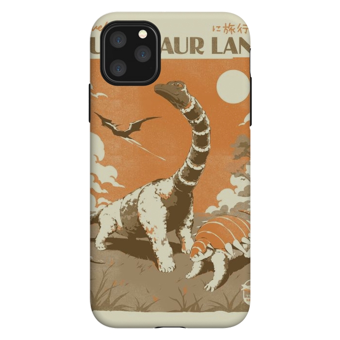 iPhone 11 Pro Max StrongFit Sushisaur Land by Ilustrata