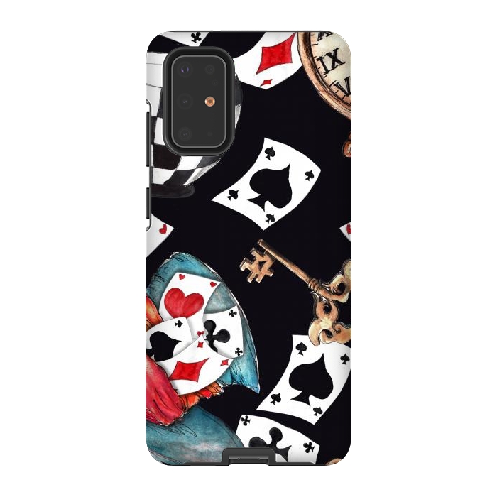 Galaxy S20 Plus StrongFit playing cards-ALice by haroulita