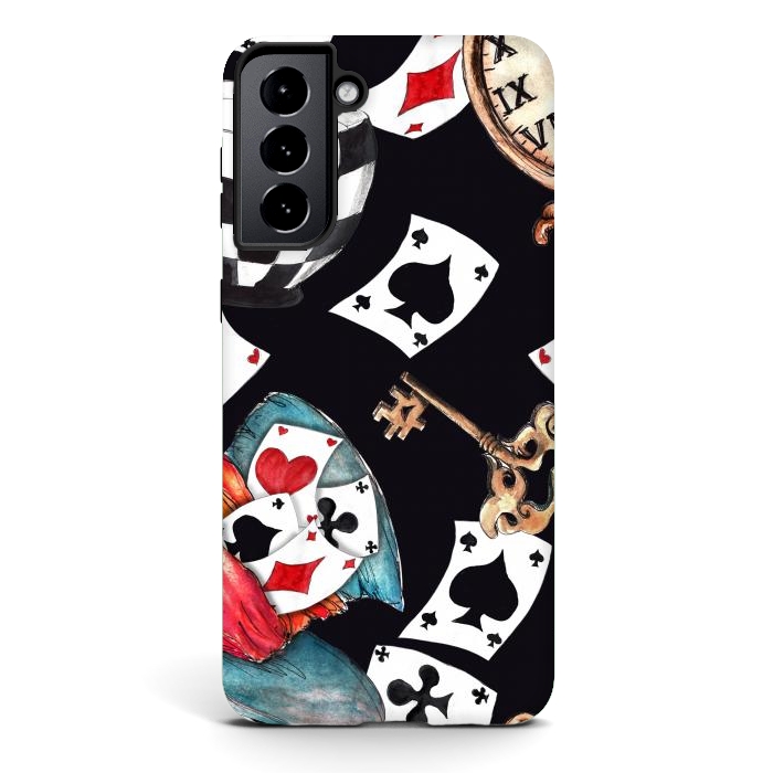 Galaxy S21 plus StrongFit playing cards-ALice by haroulita